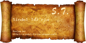 Sindel Tíria névjegykártya